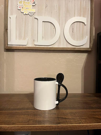 Mug & Spoon in black